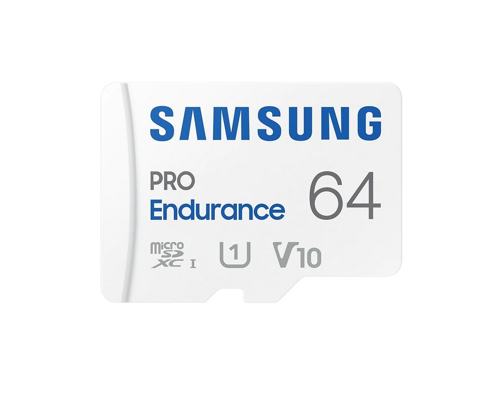 Флаш карта Samsung PRO Endurance, microSDHC, UHS-I, 64GB, Адаптер