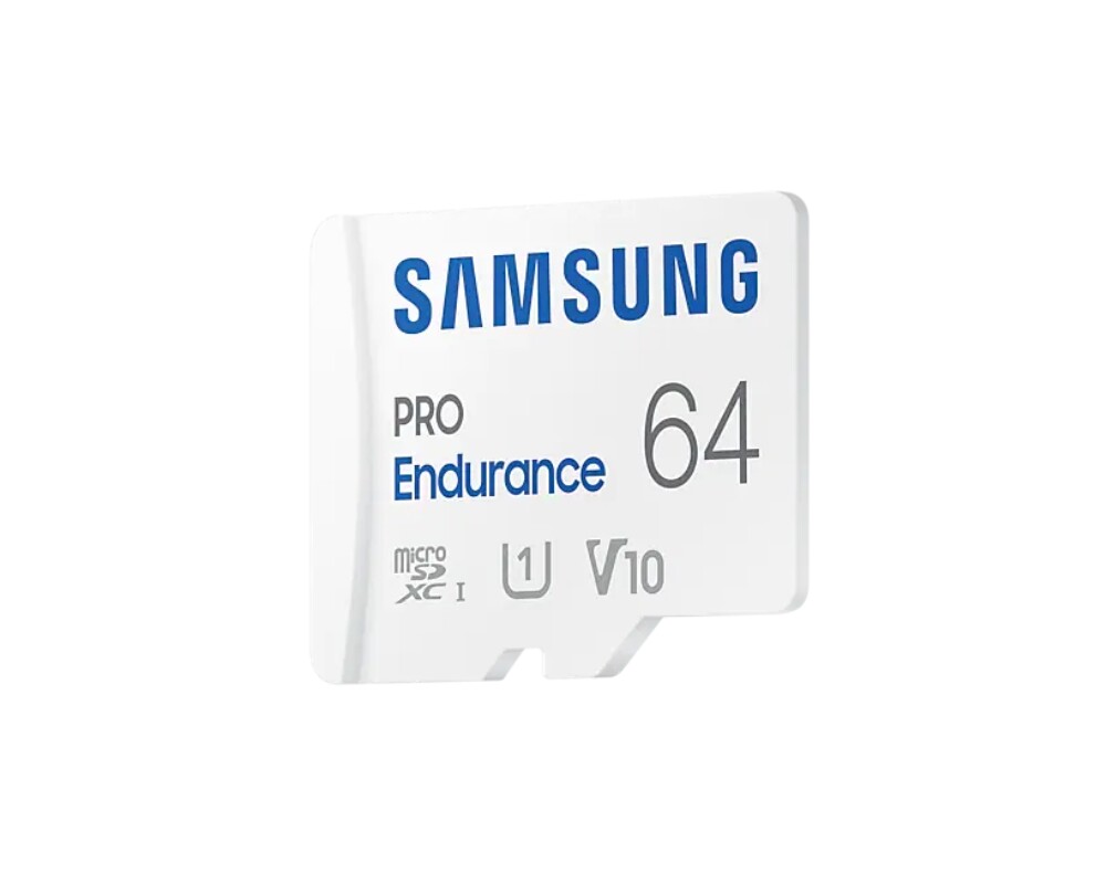 Флаш карта Samsung PRO Endurance, microSDHC, UHS-I, 64GB, Адаптер 2