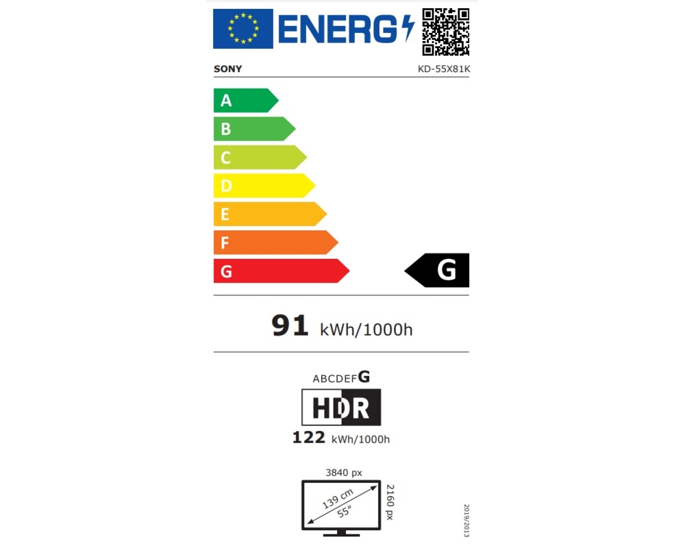 Телевизор Sony KD-55X81K 55" 4K HDR TV BRAVIA  6