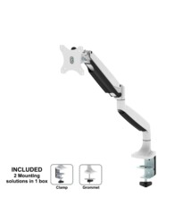  Neomounts Select Flat Screen Desk mount (10-32&quot;) desk clamp/grommet 450610 NM-D750WHITE на топ цена - PIC.bg