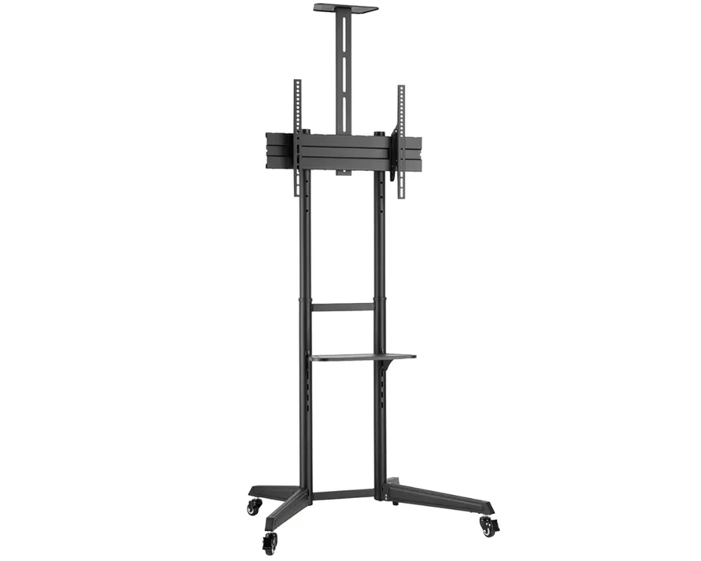 Стойка Neomounts Mobile Floor Stand incl. AV- and cam shelf (height adjustable: 128.5-145 cm) 3
