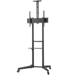 <span>Стойка</span> Neomounts Mobile Floor Stand incl. AV- and cam shelf (height adjustable: 128.5-145 cm) <span class='catalog-num-in-name'>FL50-550BL1</span> - 