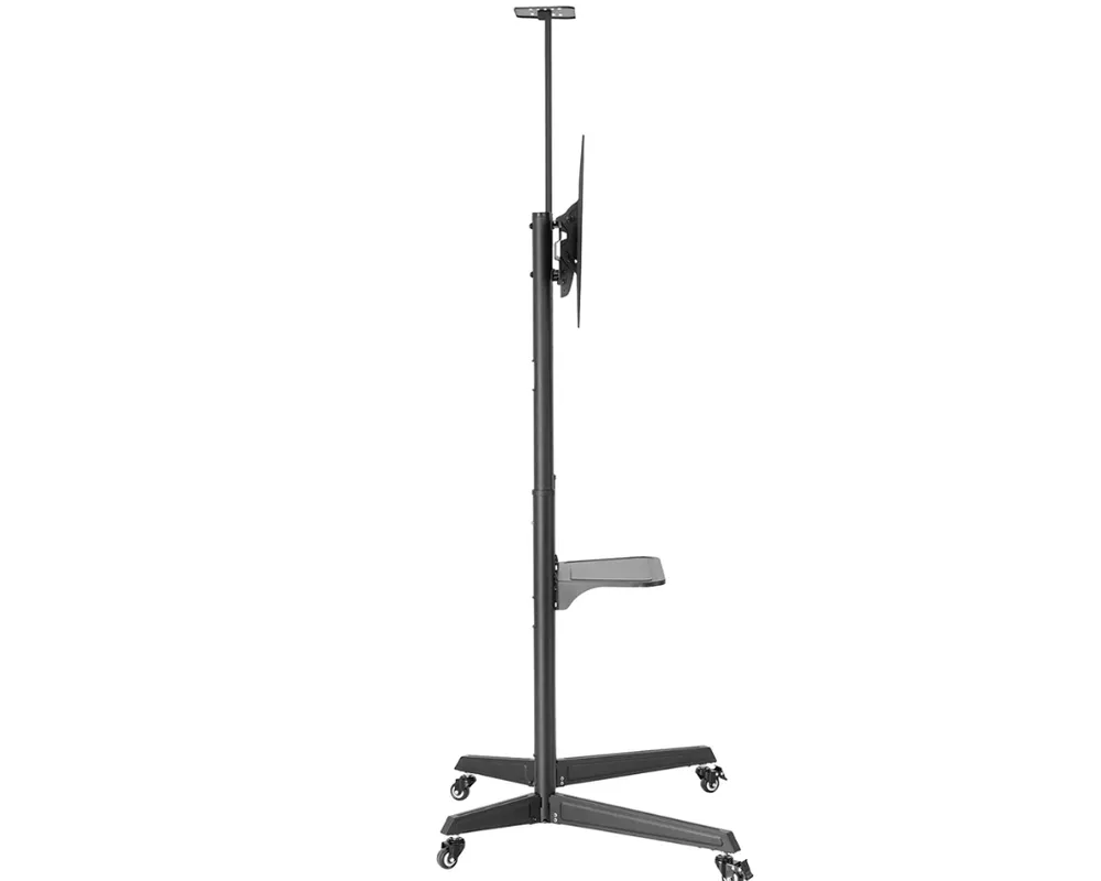Стойка Neomounts Mobile Floor Stand incl. AV- and cam shelf (height adjustable: 128.5-145 cm) 5