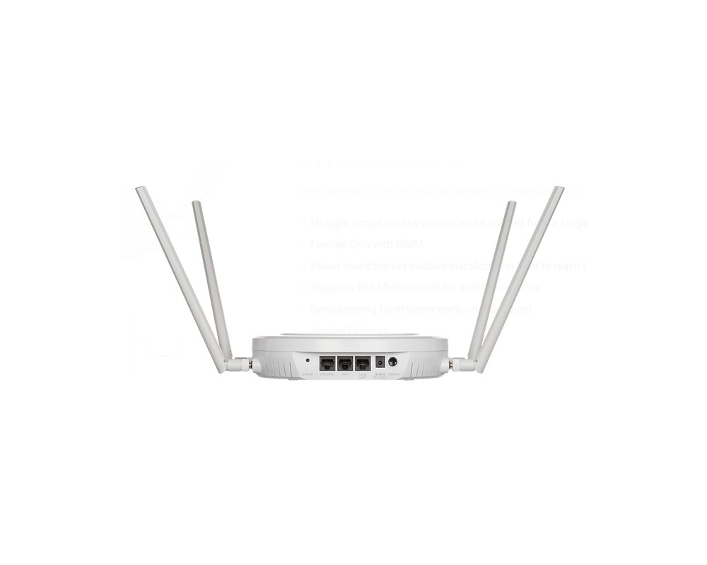 Access point (Точка за достъп) D-Link Wireless AC2600 Wave2 Dual-Band Unified Access Point 3