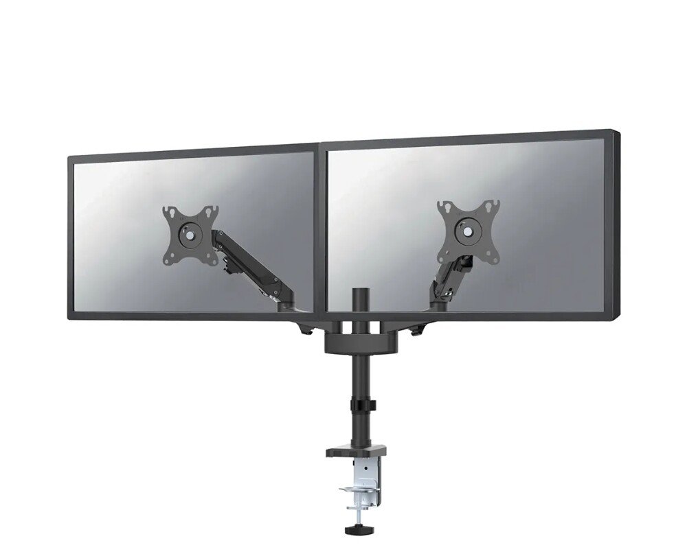 Стойка Neomounts Desk Pole Mount (clamp/grommet) for 2 Monitor Screens 2