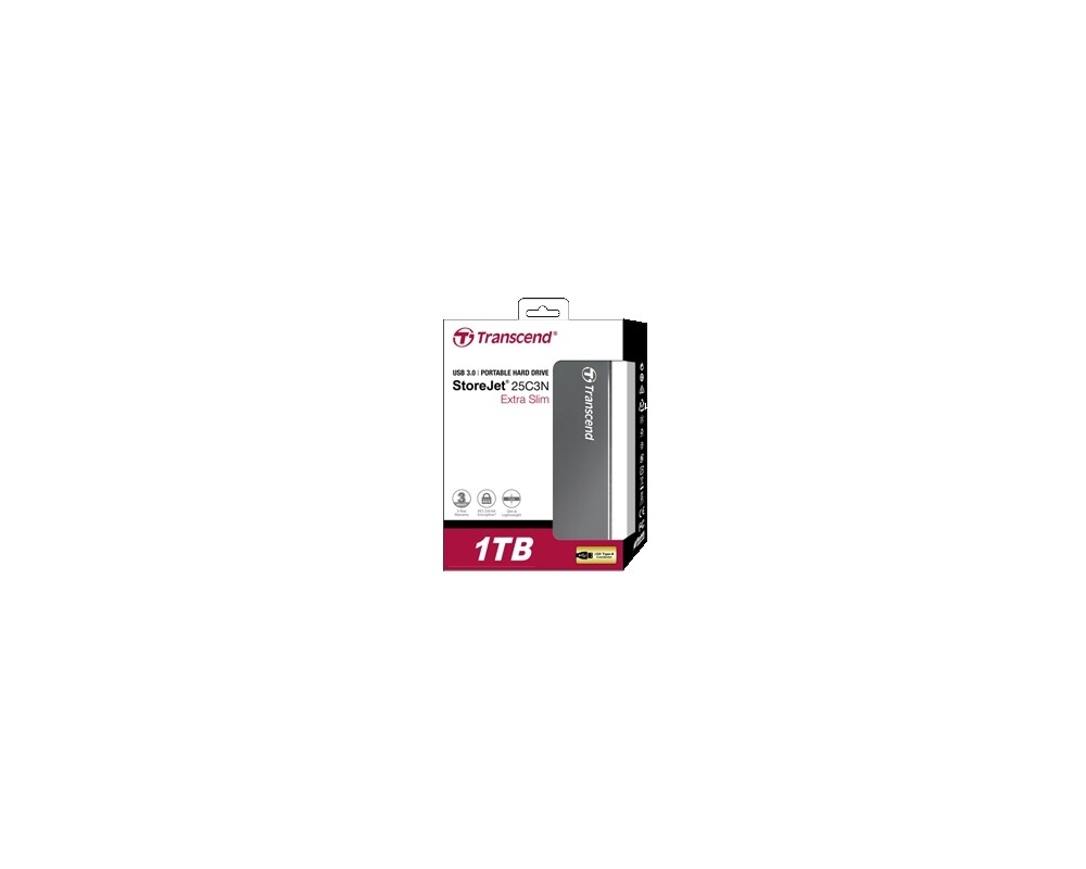 Твърд диск Transcend 1TB StoreJet aluminum alloy casing 2