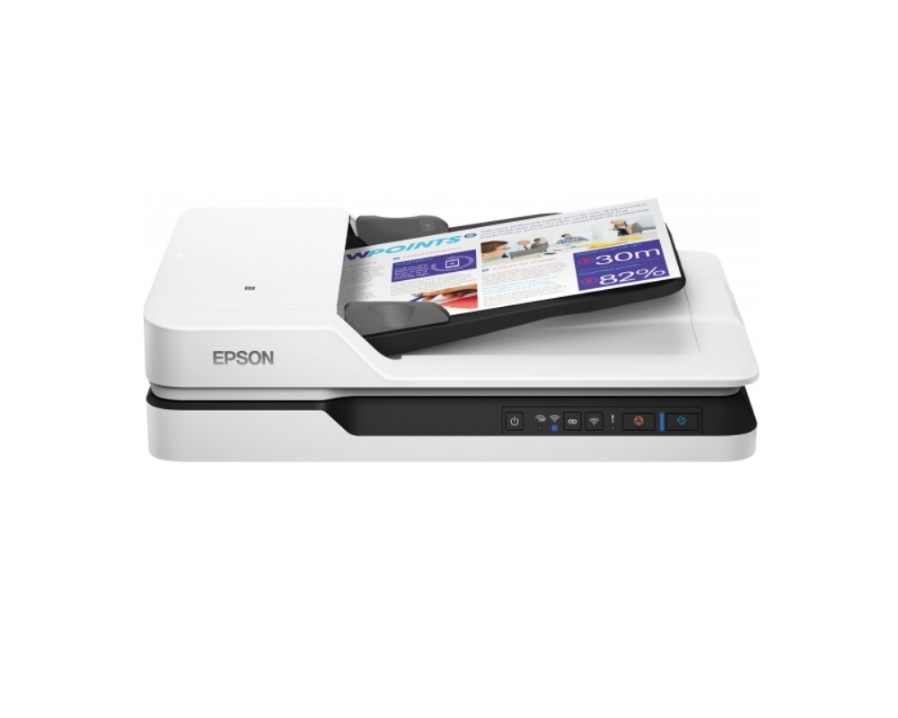 Скенер EPSON WorkForce DS-1660W Document scanner Duplex A4 1200x1200dpi 25ppm ADF 50sheets 1500scans 2