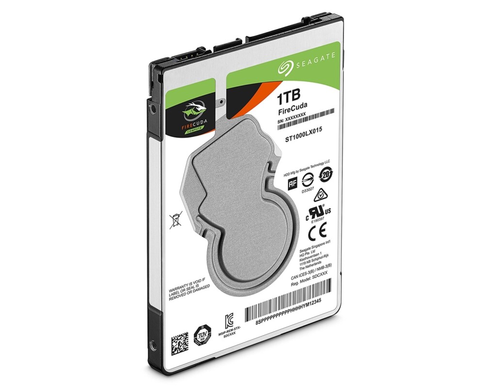 Твърд диск Seagate FireCuda 1TB 5400rpm 128MB SATA3 7mm  HYBRID 2 3