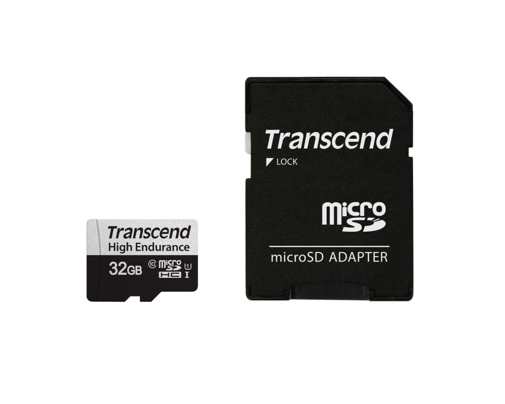 Флаш карта Transcend 32GB micro SD w/ adapter U1 2