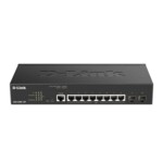 <span>Switch (Комутатор)</span> D-Link 8-port Gbit PoE Managed Switch incl. 2x SFP <span class='catalog-num-in-name'>DGS-2000-10P</span> - 