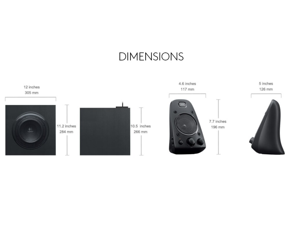 Тонколони Logitech Z623 11