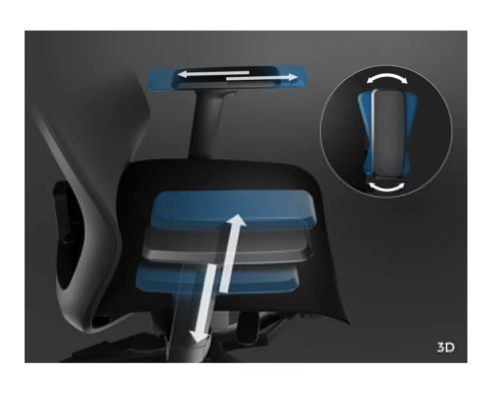 Геймърски стол Genesis Ergonomic Chair Astat 700 Black 13