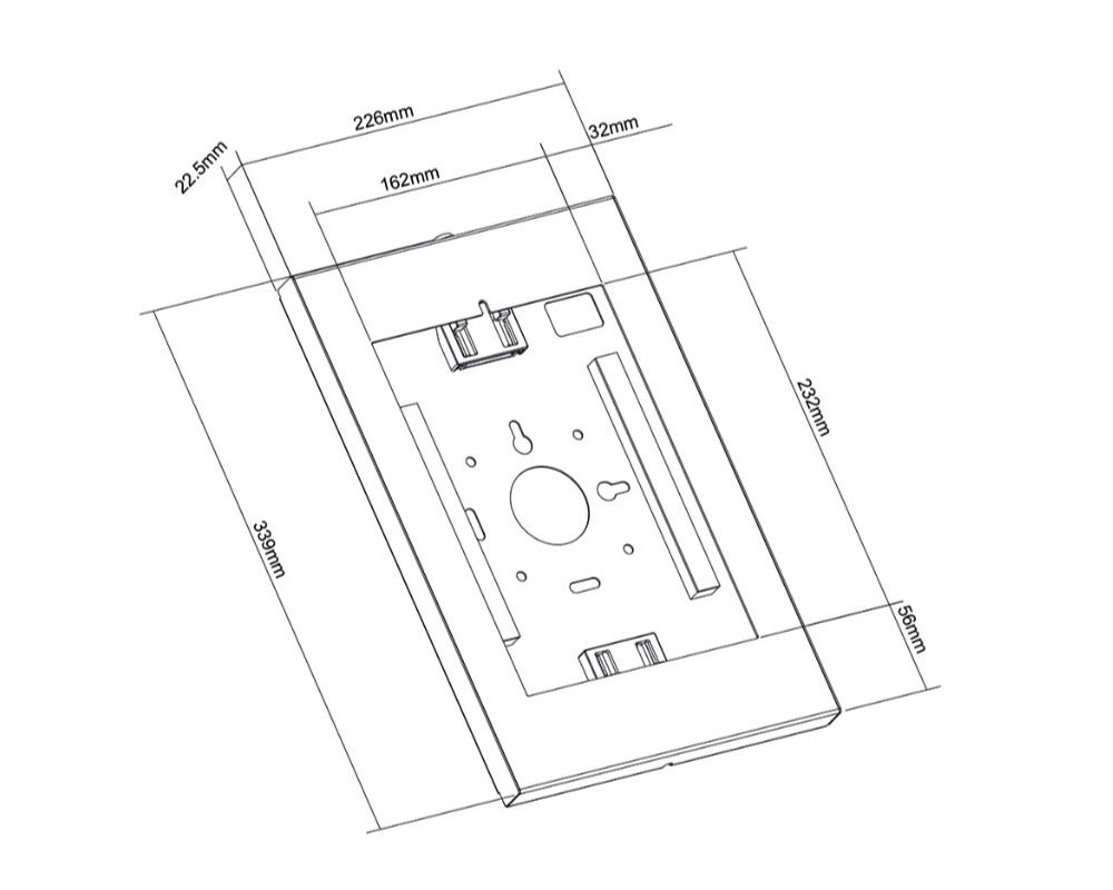 Стойка Neomounts wall mountable & VESA 75x75 tablet casing for Apple iPad 6
