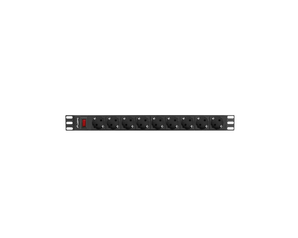 Електрически филтър Lanberg power distribution unit (PDU) 19" 1U 16A 9xSchuko outlets 2