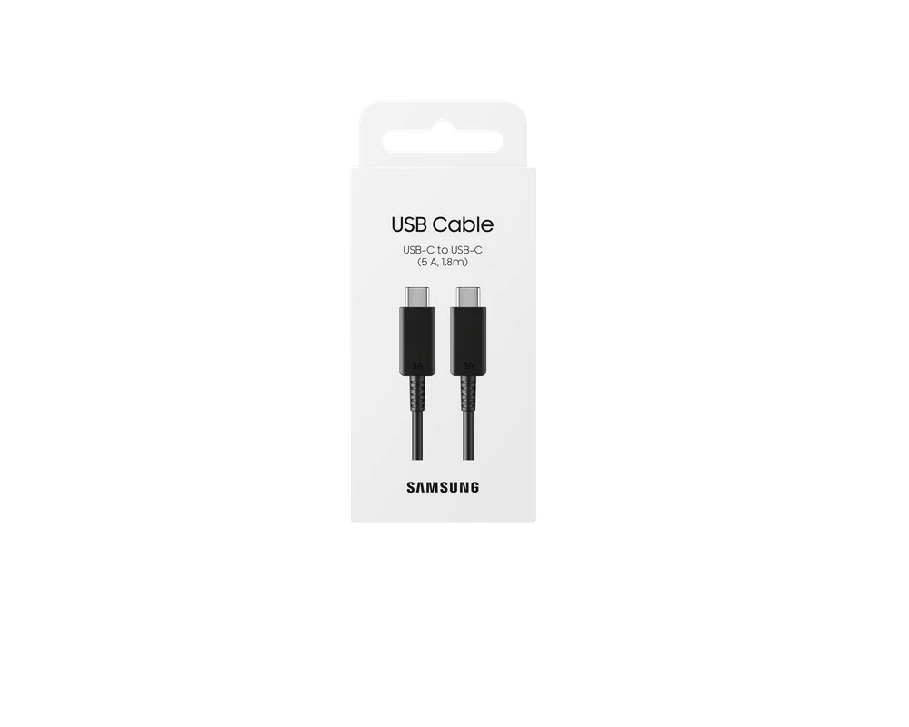 Кабел Samsung Cable  USB-C to USB-C 1.8m (5A) Black 3