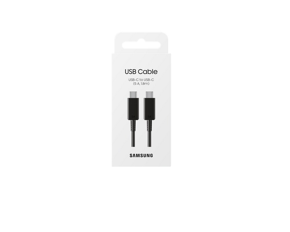 Кабел Samsung Cable  USB-C to USB-C 1.8m (5A) Black 3