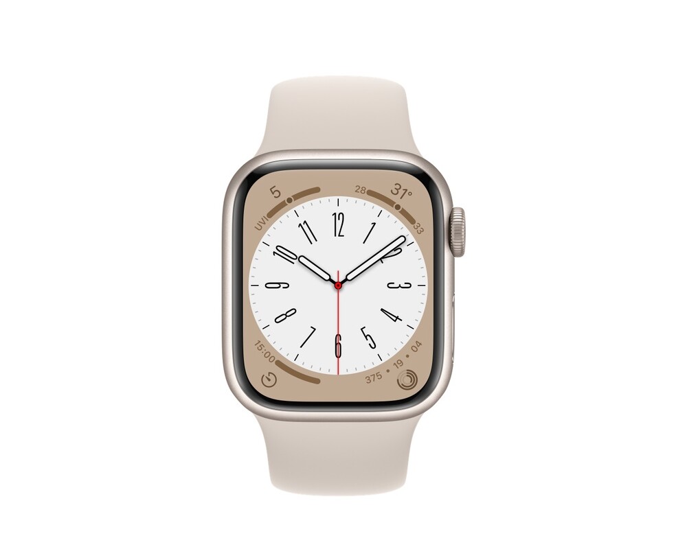 Smart часовник Apple Watch Series 8 GPS + Cellular 41mm Starlight Aluminium Case with Starlight Sport Band - Regular 2