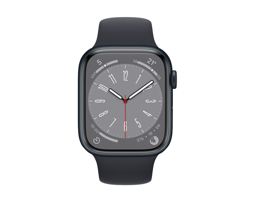 Smart часовник Apple Watch Series 8 GPS + Cellular 45mm Midnight Aluminium Case with Midnight Sport Band - Regular 2