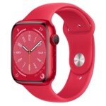 <span>Smart часовник</span> Apple Watch Series 8 GPS + Cellular 45mm (PRODUCT)RED Aluminium Case with (PRODUCT)RED Sport Band - Regular <span class='catalog-num-in-name'>MNKA3BS/A</span> - 