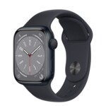 <span>Smart часовник</span> Apple Watch Series 8 GPS 41mm Midnight Aluminium Case with Midnight Sport Band - Regular <span class='catalog-num-in-name'>MNP53BS/A</span> - 