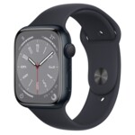 <span>Smart часовник</span> Apple Watch Series 8 GPS 45mm Midnight Aluminium Case with Midnight Sport Band - Regular <span class='catalog-num-in-name'>MNP13BS/A</span> - 