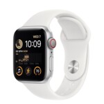 <span>Smart часовник</span> Apple Watch SE2 GPS + Cellular 40mm Silver Aluminium Case with White Sport Band - Regular <span class='catalog-num-in-name'>MNPP3BS/A</span> - 