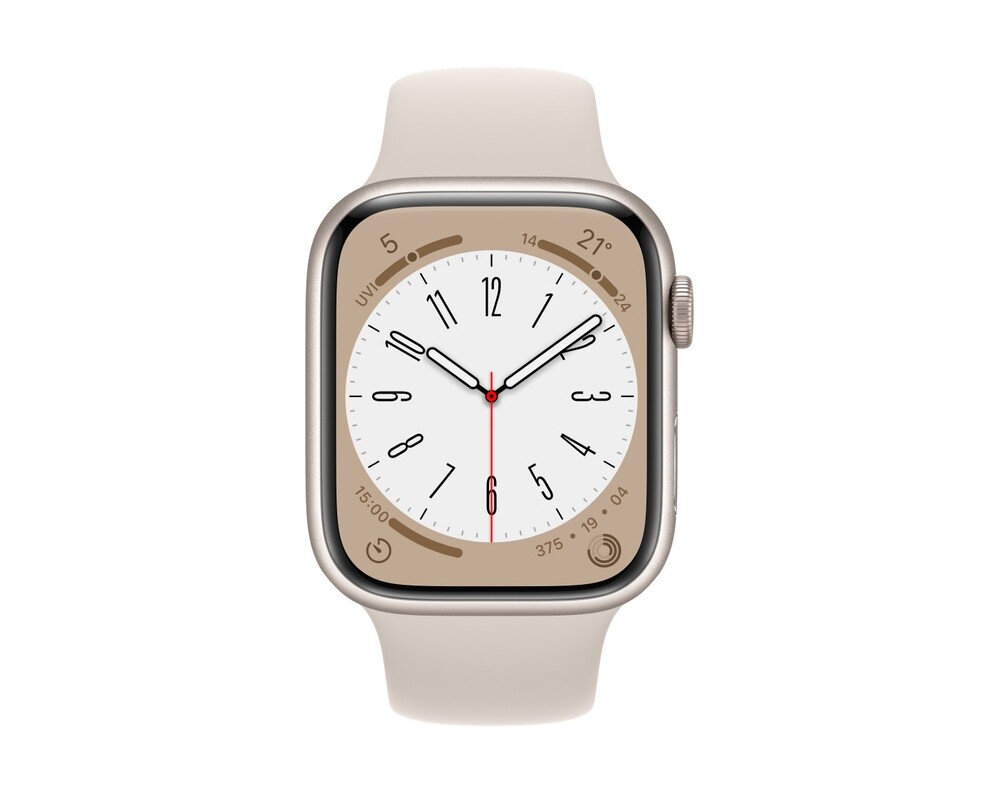 Smart часовник Apple Watch Series 8 GPS 45mm Starlight Aluminium Case with Starlight Sport Band - Regular 2