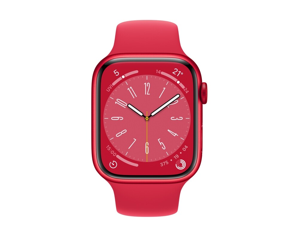 Smart часовник Apple Watch Series 8 GPS 45mm (PRODUCT)RED Aluminium Case with (PRODUCT)RED Sport Band - Regular 2