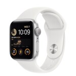 <span>Smart часовник</span> Apple Watch SE2 GPS 40mm Silver Aluminium Case with White Sport Band - Regular <span class='catalog-num-in-name'>MNJV3BS/A</span> - 