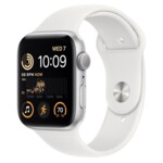 <span>Smart часовник</span> Apple Watch SE2 GPS 44mm Silver Aluminium Case with White Sport Band - Regular <span class='catalog-num-in-name'>MNK23BS/A</span> - 