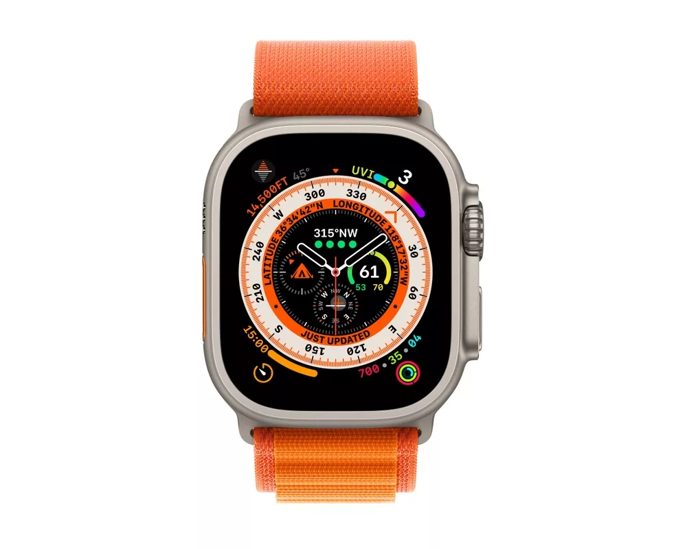 Smart часовник APPLE WATCH ULTRA 49mm TI ORANGE ALP M 2