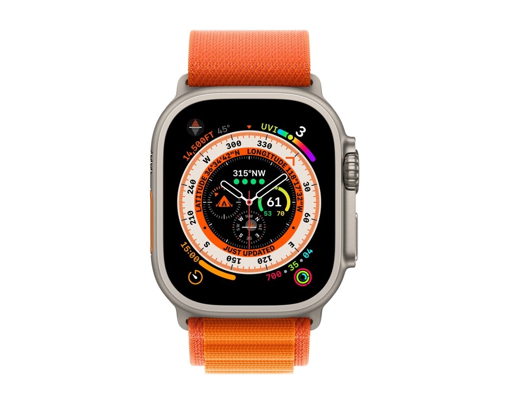 Smart часовник APPLE WATCH ULTRA 49mm TI ORANGE ALP 2