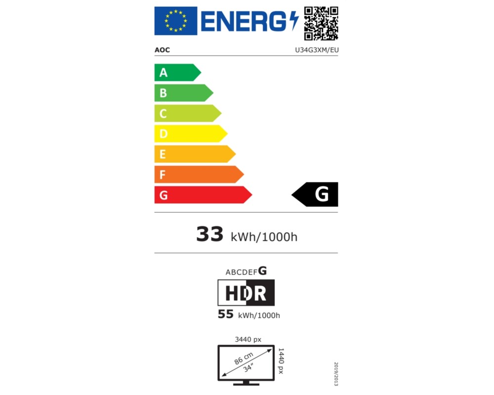 Монитор AOC U34G3XM 27