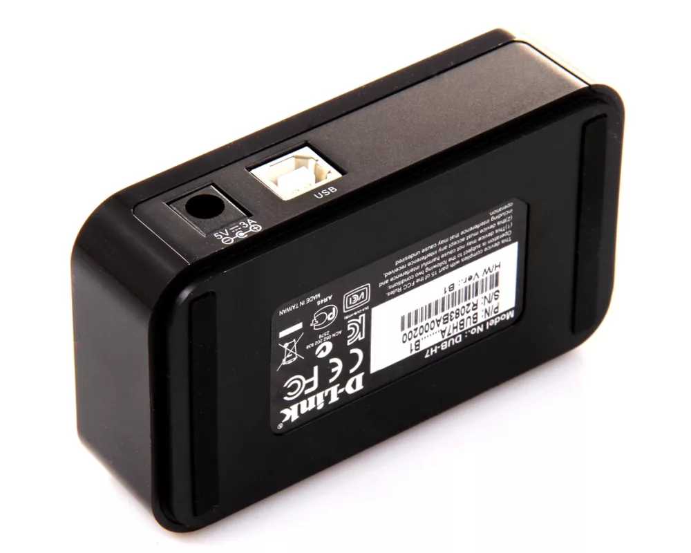 USB хъб D-Link 7-Port USB 2.0 Hub 3