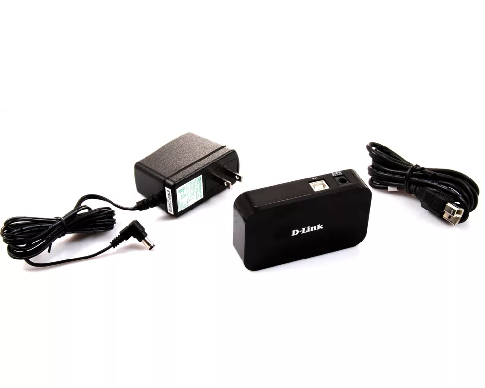 USB хъб D-Link 7-Port USB 2.0 Hub 4