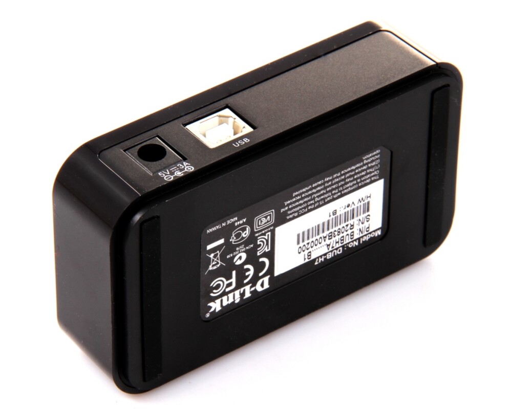 USB хъб D-Link 7-Port USB 2.0 Hub 3