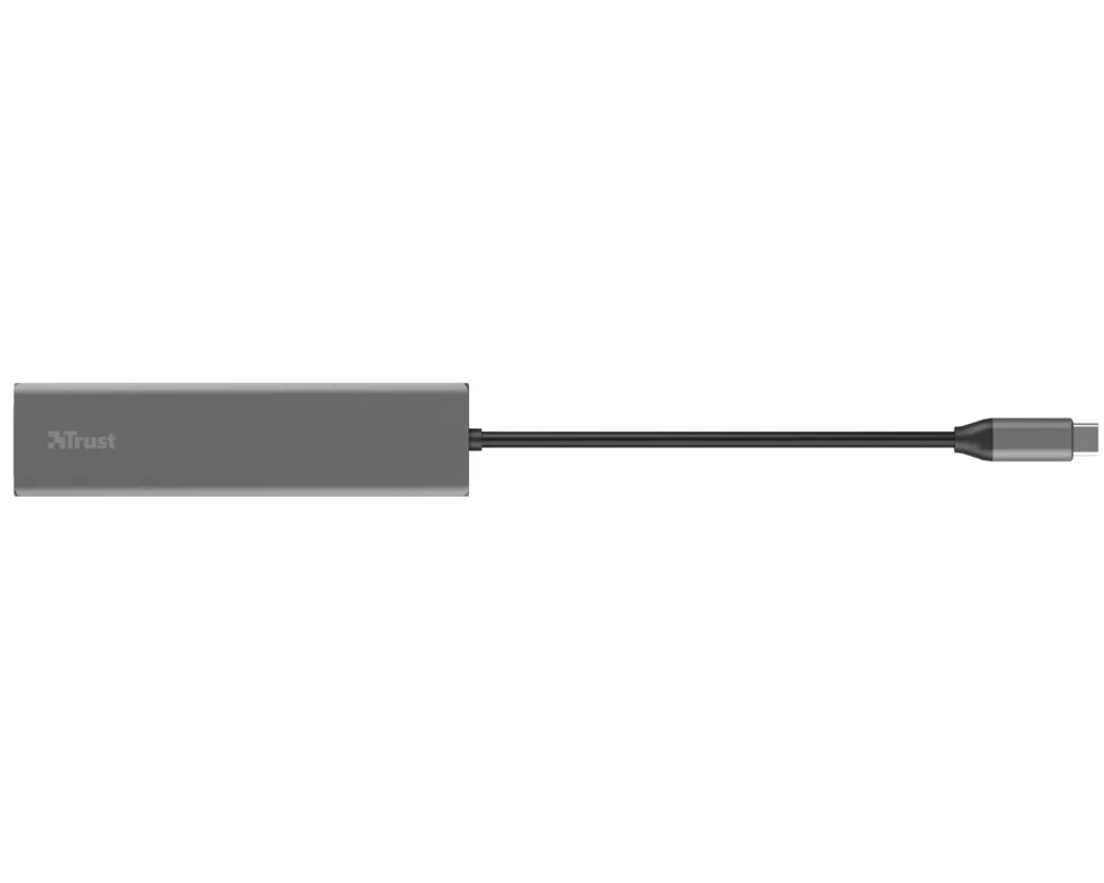 USB хъб TRUST Halyx Fast USB-C Hub & Card Reader 5