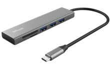  TRUST Halyx Fast USB-C Hub & Card Reader 571284 24191 на топ цена - PIC.bg