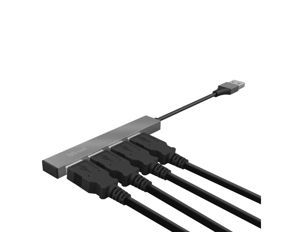 USB хъб TRUST Halyx 4-Port Mini USB Hub 5