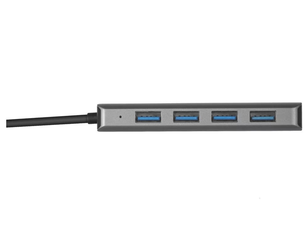 USB хъб TRUST Halyx Alum. USB-C to 4-Port USB3.2 Hub 2