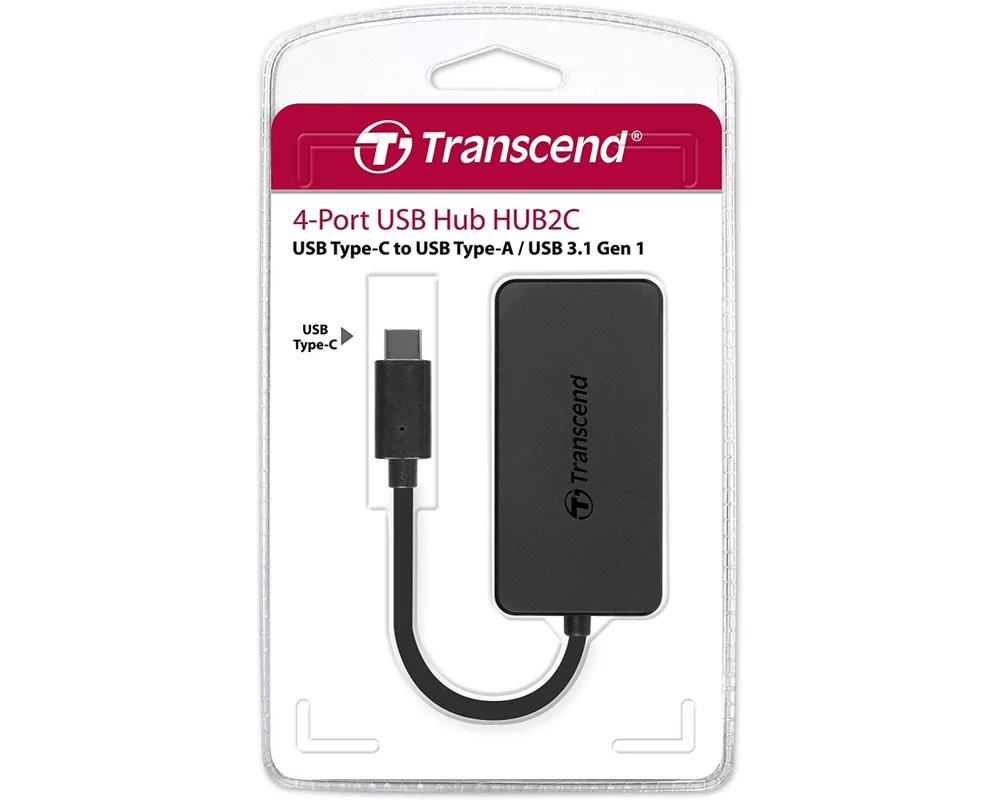 USB хъб Transcend 4-Port HUB 6