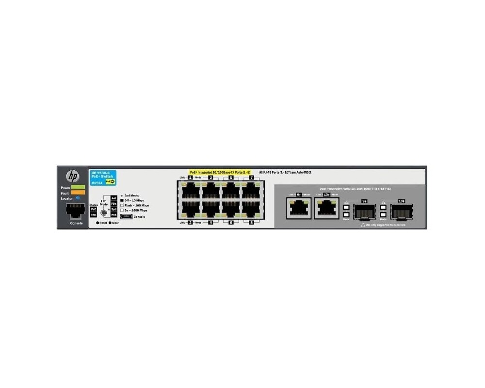 Switch (Комутатор) HPE HPN Switch 2530-8-PoE+  fully managed Layer 2 3