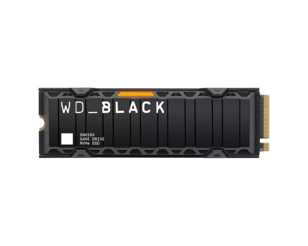 SSD WD Black 2TB SN850X NVMe SSD Supremely Fast PCIe Gen4 x4 M.2 with heatsink internal single-packed 6