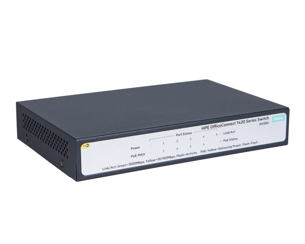 Switch (Комутатор) HPE 1420 5G PoE+ (32W) Switch 2
