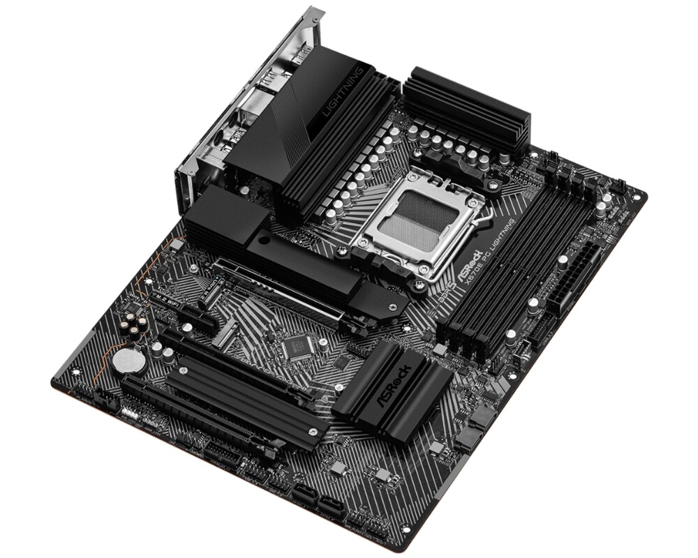 Дънна платка ASROCK X670E PG Lightning, Socket AM5, ATX, 4xDDR5 18