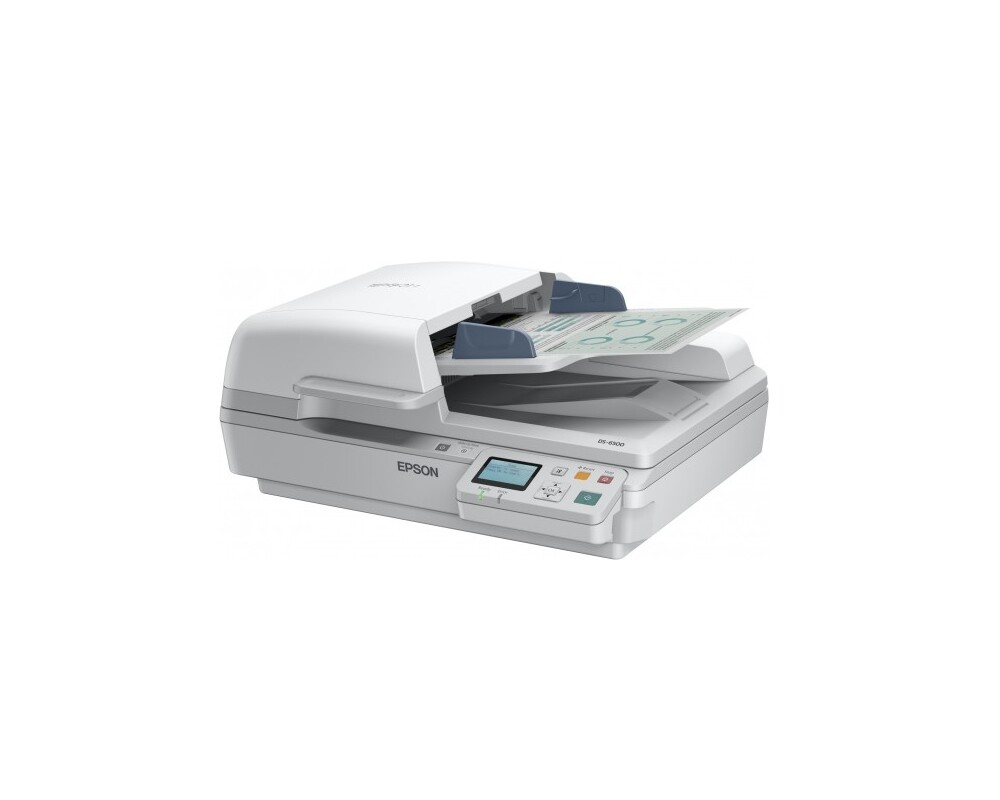 Скенер EPSON WorkForce DS-6500n A4 Document Scanner - 1200dpi- 25ppm - Duplex Scan - 100 sheet ADF - USB - Ethernet 2