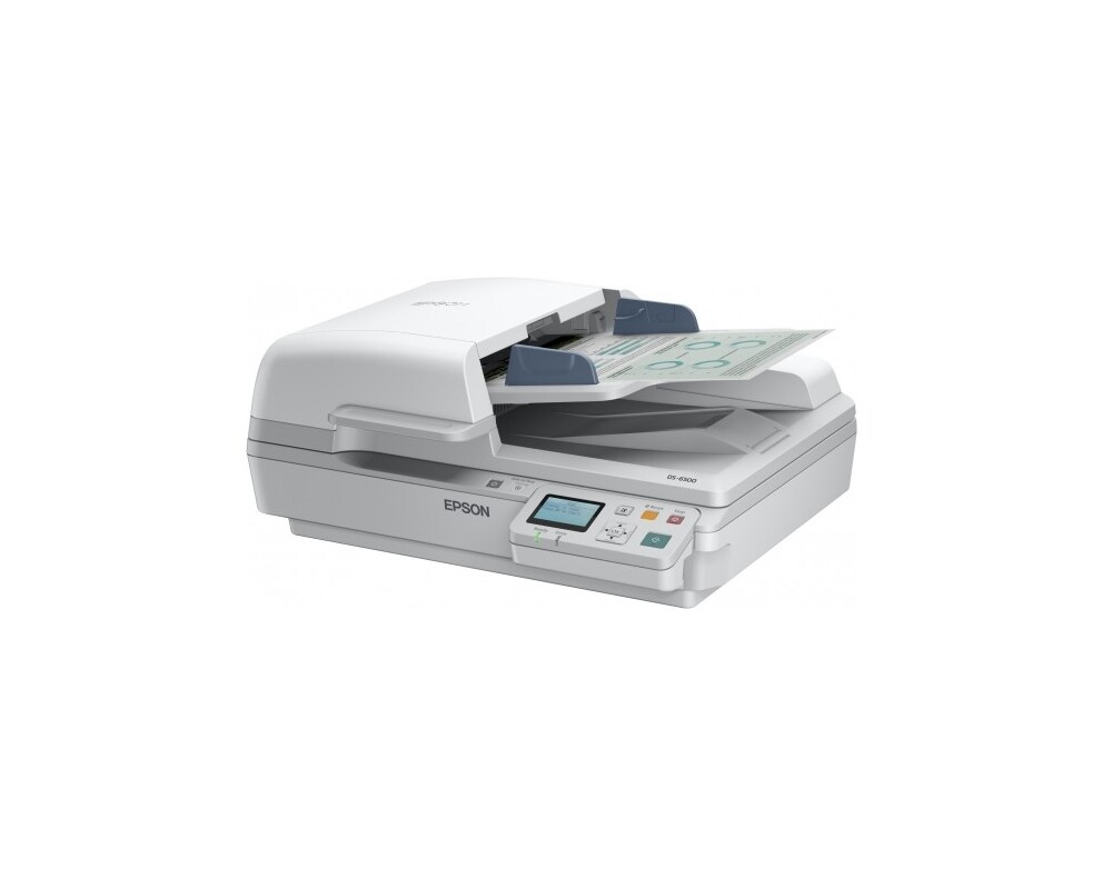 Скенер EPSON WorkForce DS-7500N A4 Document Scanner 1200dpi 40ppm Duplex Scan 100 sheet ADF USB Ethernet 2