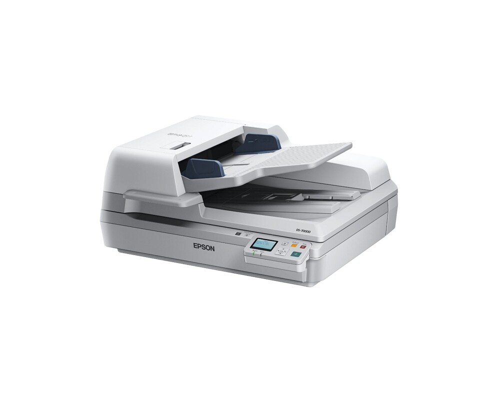 Скенер EPSON WorkForce DS-70000N A3 Flatbed Document Scanner - 600dpi - 70ppm - Duplex Scan - 200 Sheet ADF - USB - Ethernet 2