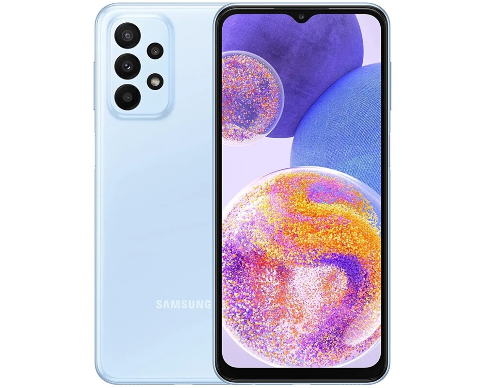 Смартфон Samsung Galaxy A23 5G, 4 GB, 64 GB, Light blue, SM-A236B/DSN 3