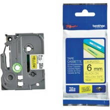  BROTHER P-Touch TZE-611 black on yellow 6mm 58278 TZE611 на топ цена - PIC.bg